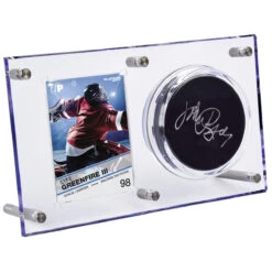 Ultra Pro Hockey Puck & Card (35PT) Clear Flip Display Case