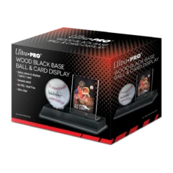 Ultra Pro Baseball & Card Wood Display Holder -Card Game Accessories Shop 85677 AW11279 Display BaseballCard Blk