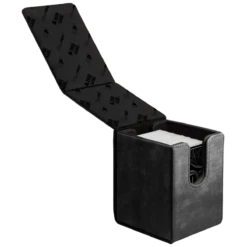 Ultra Pro Suede Collection: Alcove Flip Deck Box -Card Game Accessories Shop 85768 Alcove Flip Suede Jet Open wC