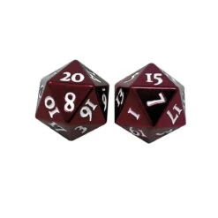 Ultra Pro Heavy Metal D20 Dice Set (2ct) -Card Game Accessories Shop 85785 Dice HeavyMetal D20 red white d1dc9b9c 88ff 4eeb a172 9d747b9662a8