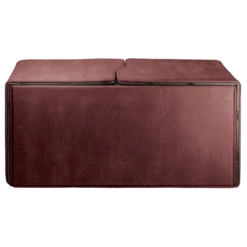 Ultra Pro Suede Collection: Alcove Vault Deck Box -Card Game Accessories Shop 85896 Alcove Vault Suede Ruby Back