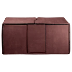 Ultra Pro Suede Collection: Alcove Vault Deck Box -Card Game Accessories Shop 85896 Alcove Vault Suede Ruby Front