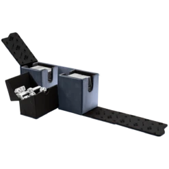 Ultra Pro Suede Collection: Alcove Vault Deck Box -Card Game Accessories Shop 85897 Alcove Vault Suede Sapphire Open wC