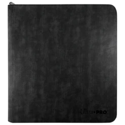 Ultra Pro Suede Collection: Deck Builder's Playset PRO-Binder -Card Game Accessories Shop 85928 12Pkt ZipAlbum Suede Jet Front