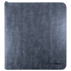 Ultra Pro Suede Collection: Deck Builder's Playset PRO-Binder -Card Game Accessories Shop 85932 12Pkt ZipAlbum Suede Sapphire Front