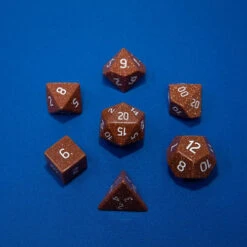 Ultra Pro Gemstone Gold Sandstone RPG Dice Set (7ct) -Card Game Accessories Shop 85995