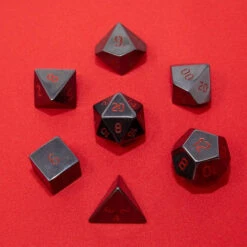 Ultra Pro Gemstone Hematite RPG Dice Set (7ct) -Card Game Accessories Shop 85997