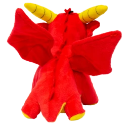 Ultra Pro Dungeons & Dragons Red Dragon Gamer Pouch -Card Game Accessories Shop 86837 Plush DandDRedDragon Back