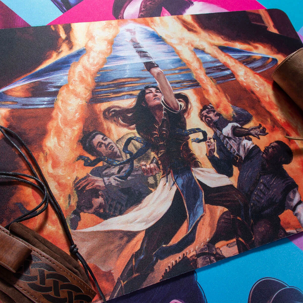 Ultra Pro Commander Masters Fierce Guardianship Blue Standard Gaming Playmat For Magic: The Gathering 4 Ultra Pro Commander Masters Fierce Guardianship Blue Standard Gaming Playmat For Magic: The Gathering - Image 2