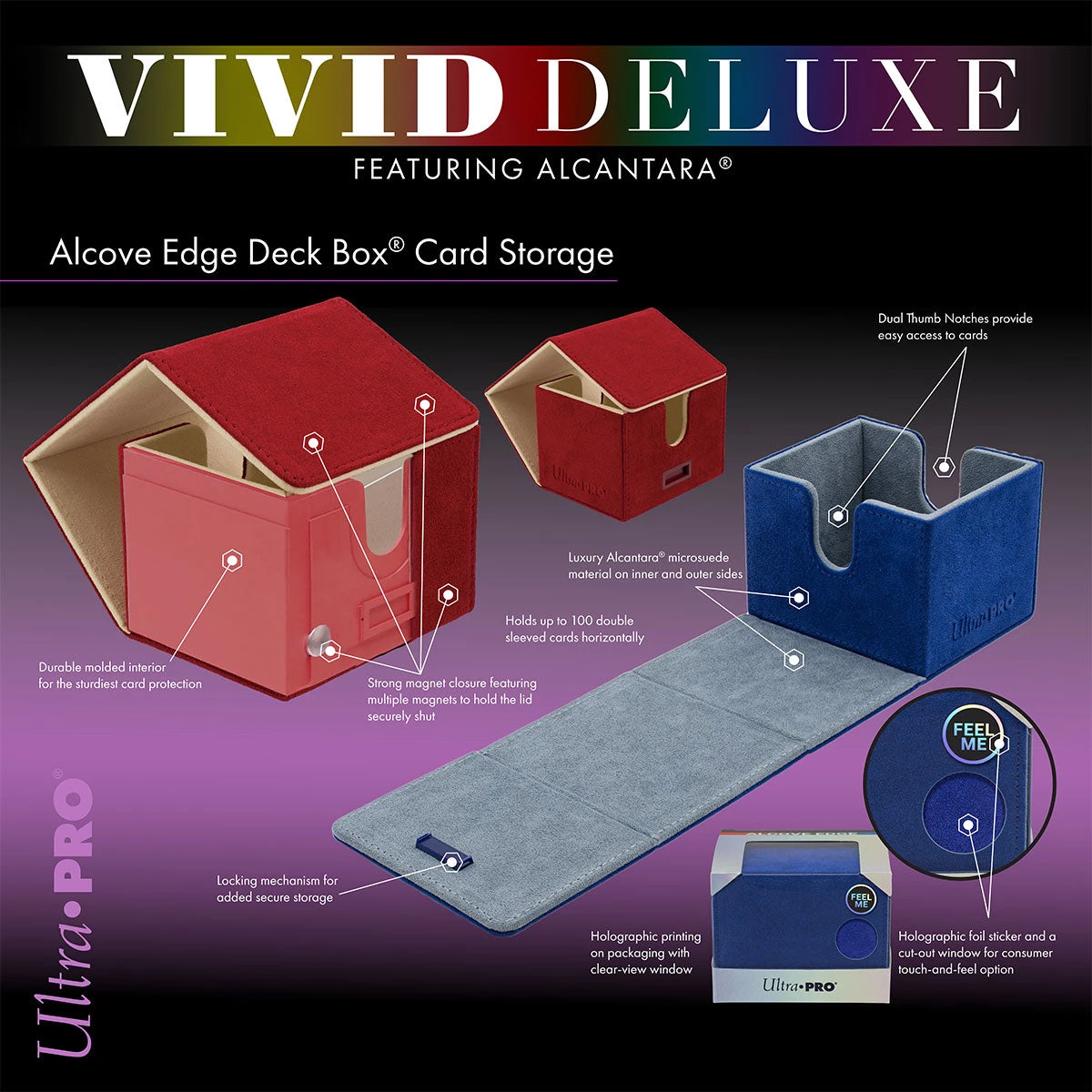 Ultra Pro Vivid Deluxe Alcove Edge Deck Box 6 Ultra Pro Vivid Deluxe Alcove Edge Deck Box - Image 4