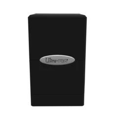 Ultra Pro Classic Satin Tower Deck Box 34 Ultra Pro Classic Satin Tower Deck Box -Card Game Accessories Shop black front