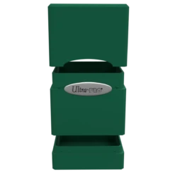 Ultra Pro Classic Satin Tower Deck Box 29 Ultra Pro Classic Satin Tower Deck Box -Card Game Accessories Shop darkgreen open front