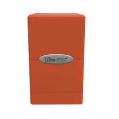 Ultra Pro Classic Satin Tower Deck Box 39 Ultra Pro Classic Satin Tower Deck Box -Card Game Accessories Shop orange front