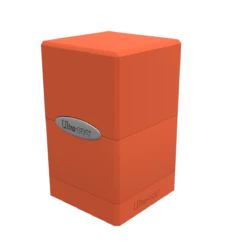 Ultra Pro Classic Satin Tower Deck Box 41 Ultra Pro Classic Satin Tower Deck Box -Card Game Accessories Shop orange side