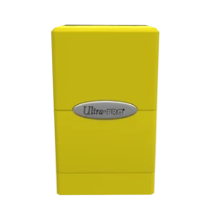 Ultra Pro Classic Satin Tower Deck Box 38 Ultra Pro Classic Satin Tower Deck Box -Card Game Accessories Shop yellow front
