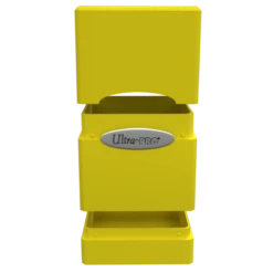 Ultra Pro Classic Satin Tower Deck Box 36 Ultra Pro Classic Satin Tower Deck Box -Card Game Accessories Shop yellow open front