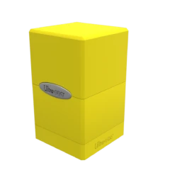 Ultra Pro Classic Satin Tower Deck Box 35 Ultra Pro Classic Satin Tower Deck Box -Card Game Accessories Shop yellow side